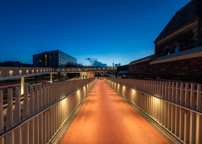 DW Windsor Illuminates Newport’s Vital Pedestrian and Cycle Bridge