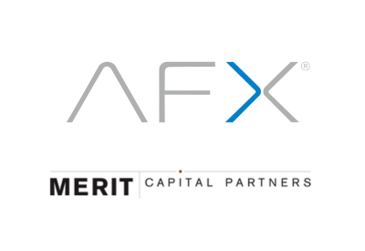 logos of AFX and Merit Capital Partners