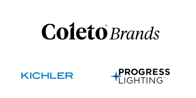 logos of Coleto Brands Progress Lighting and Kichler