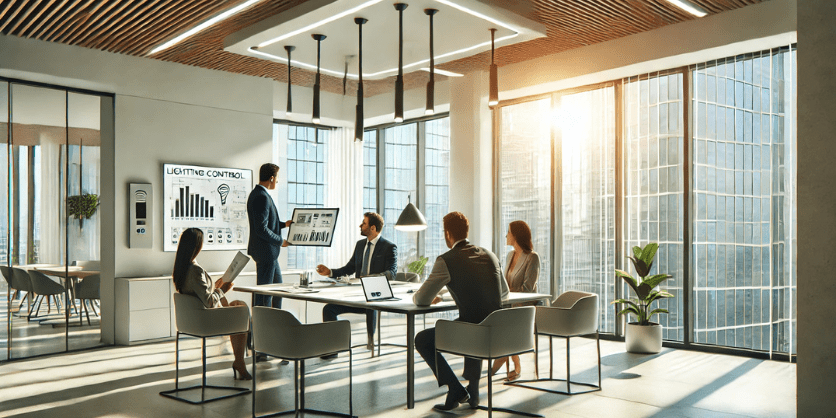 image of business people meeting in a conference room